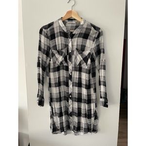 Button-Down Plaid Shirt
